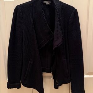 Vince Textured Navy Blazer